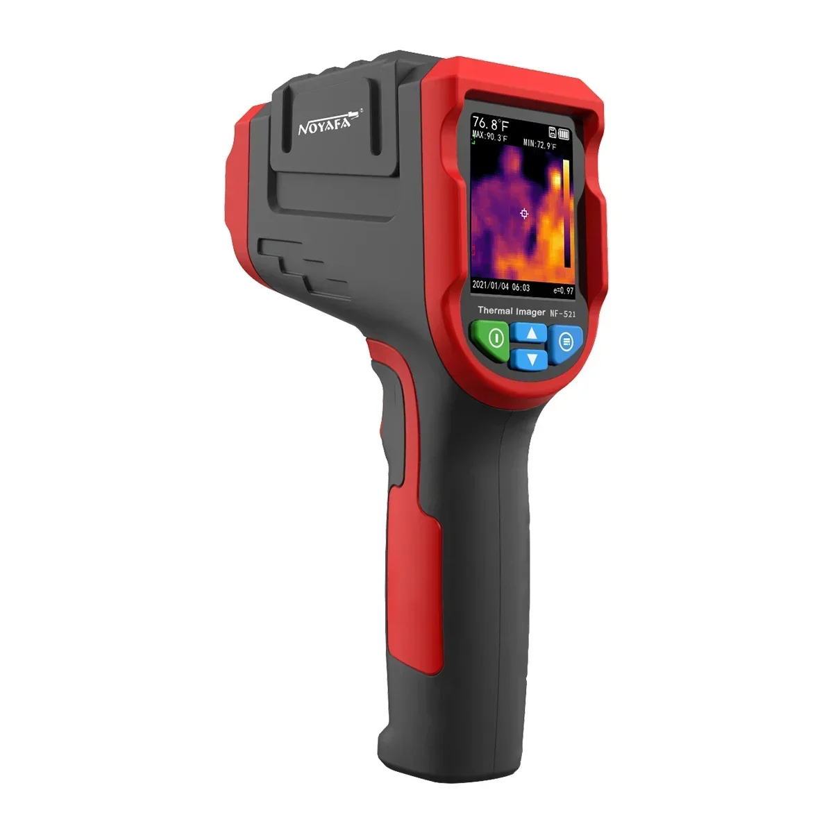 Nf 521 Thermal Imaging Camera - กล้องถ่ายภาพความร้อนอินฟราเรด เซ็นเซอร์ภาพความร้อนแบบวัดค่ารังสีความร้อนอย่างสมบูรณ์ สำหรับตรวจจับการรั่วไหลของน้ำ