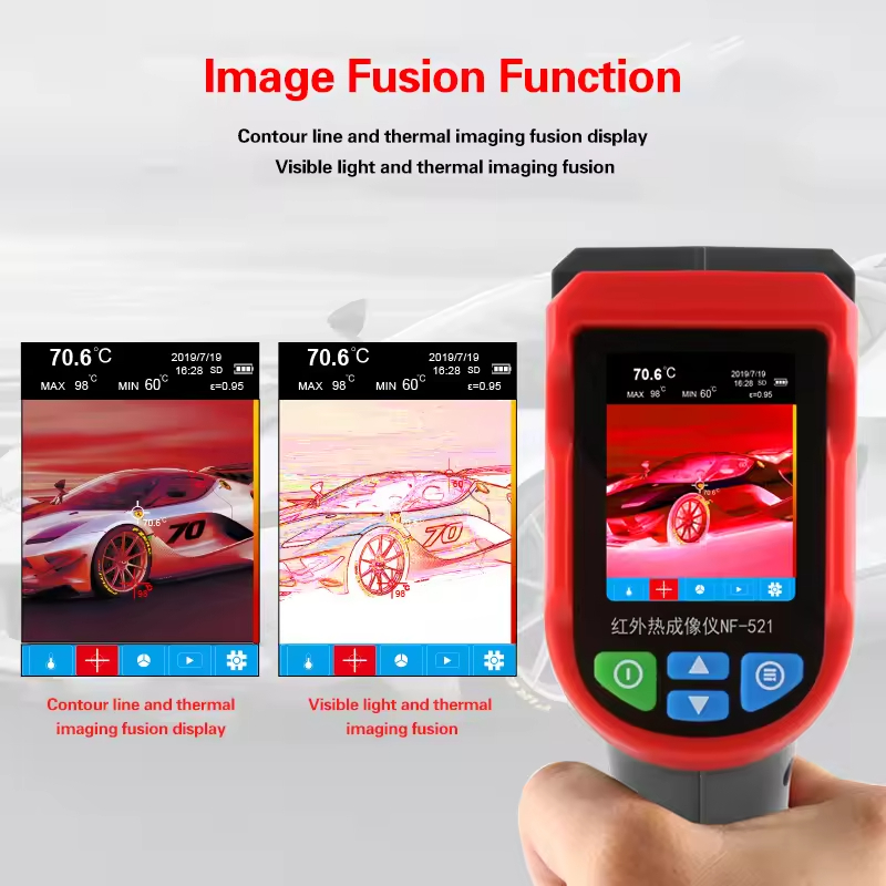 กล้องถ่ายภาพความร้อนอินฟราเรดแ - Nf 521 Thermal Imaging Camera บทวิจารณ์และราคา